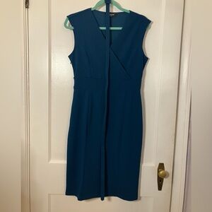 Allegra K Teal Midi Dress